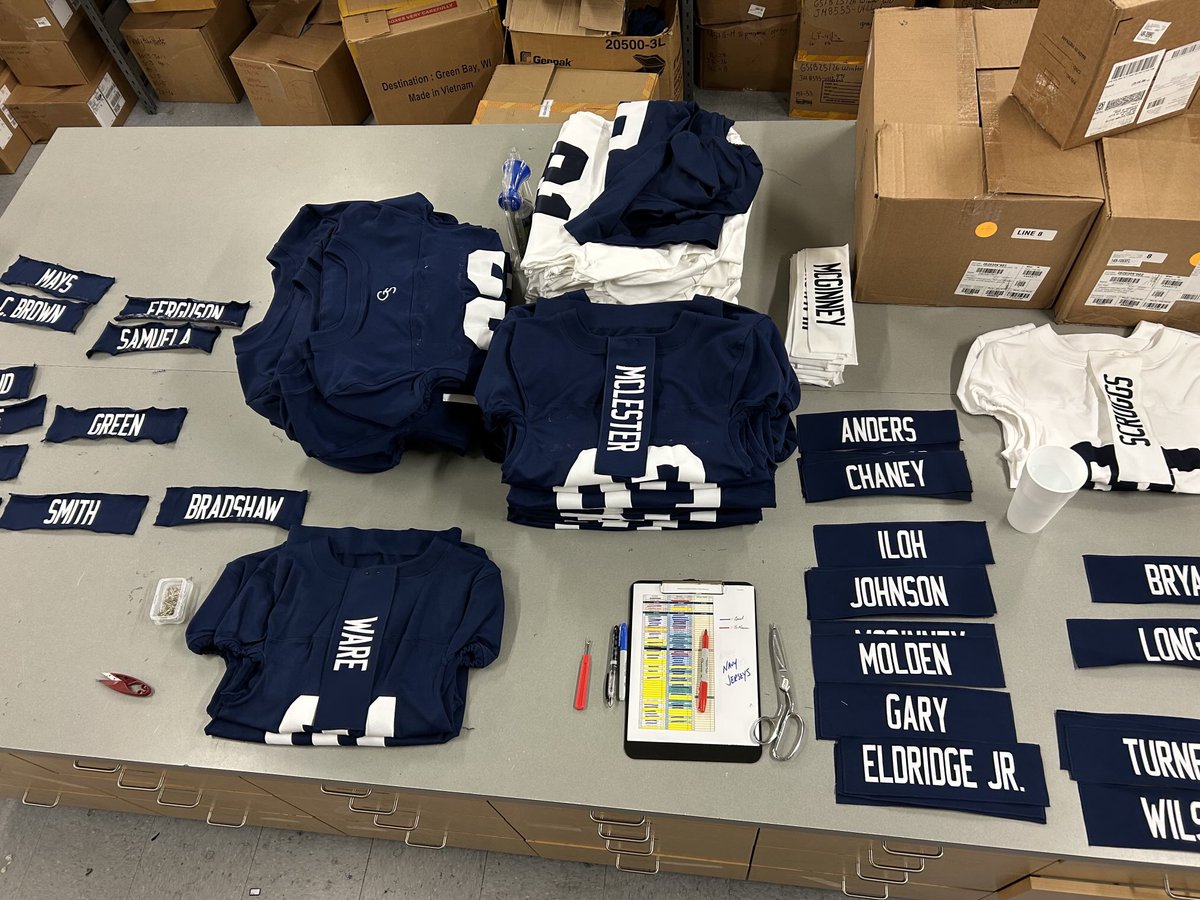 Game jerseys arrived this week! #MatchGame25 #HailSouthern #GATA