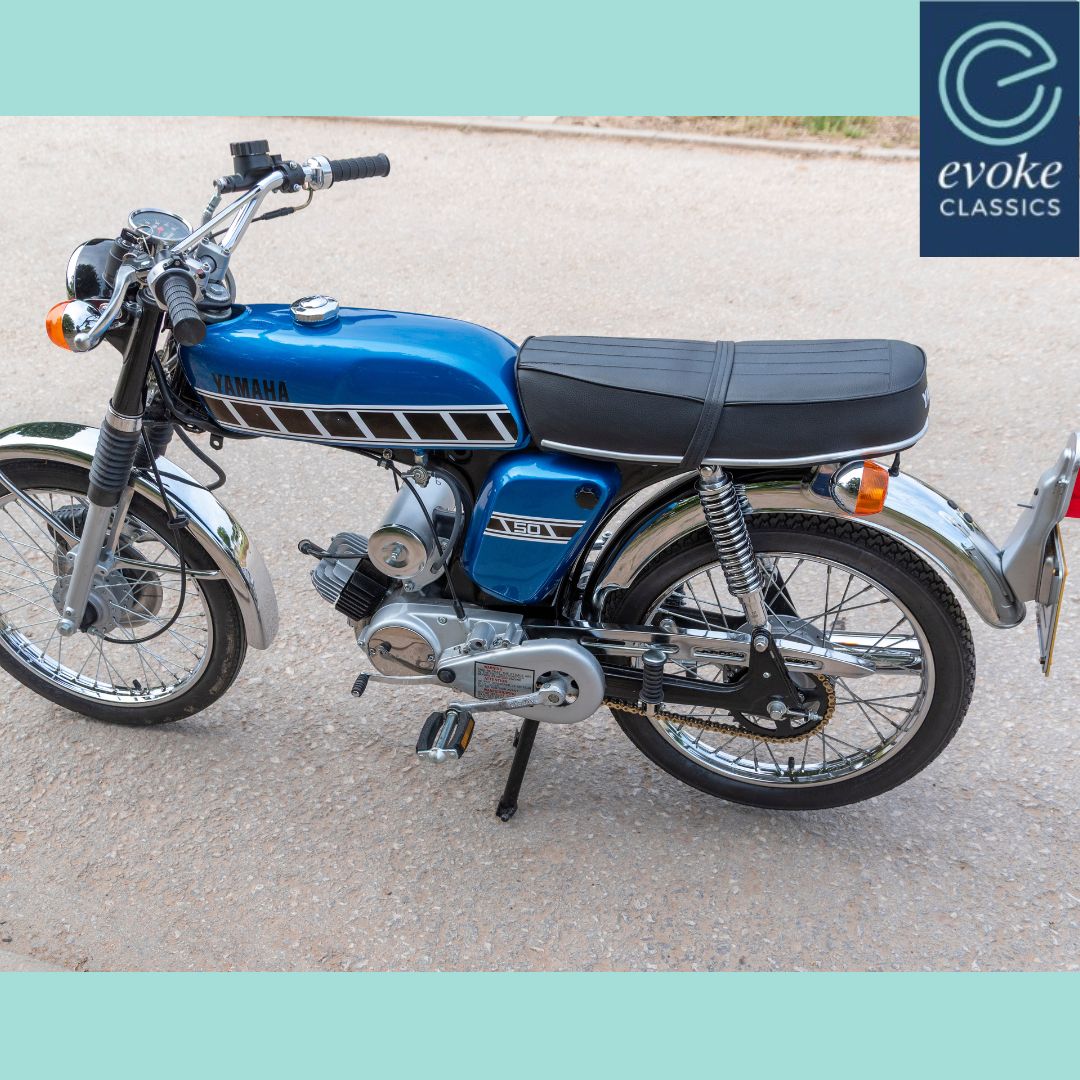 EvokeClassics's tweet photo. LIVE AT AUCTION
1977 Yamaha FS1E DX
https://t.co/Eg5YuHmE6W
Rebuilt from the ground up in 2024
Over £2,000 spent with local specialists
Paintwork & brightwork beautifully presented
Matching numbers
Genuine reason for sale
HPI Clear
#FS1E #YamahaFS1E https://t.co/ruouShZFK2
