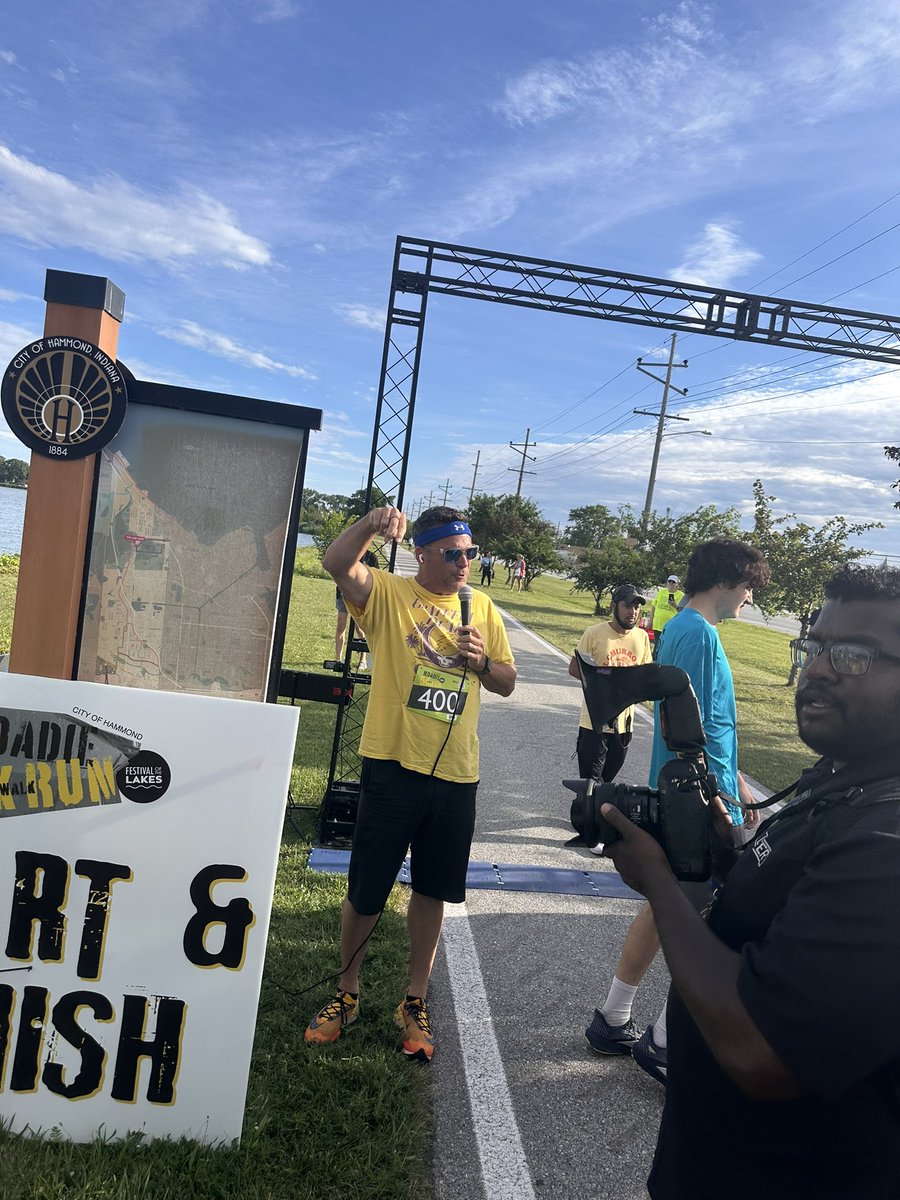 Kicking off #FOTL2025  with the festival 5k Roadie Run come out next week and enjoy all the fun at the Fest! 
festivalofthelakes.com <a href="/cityofhammond/">City of Hammond</a>
