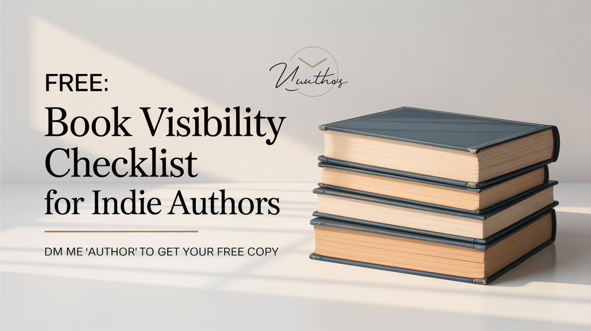 chew_michele43's tweet image. 📣 Are you an indie author struggling to get seen?
I help authors grow visibility, build their brand, and sell more books.
💌 DM me “AUTHOR” and I’ll send you my free Book Visibility Checklist!
#bookmarketing #indieauthors #selfpublishing #bookpromo
