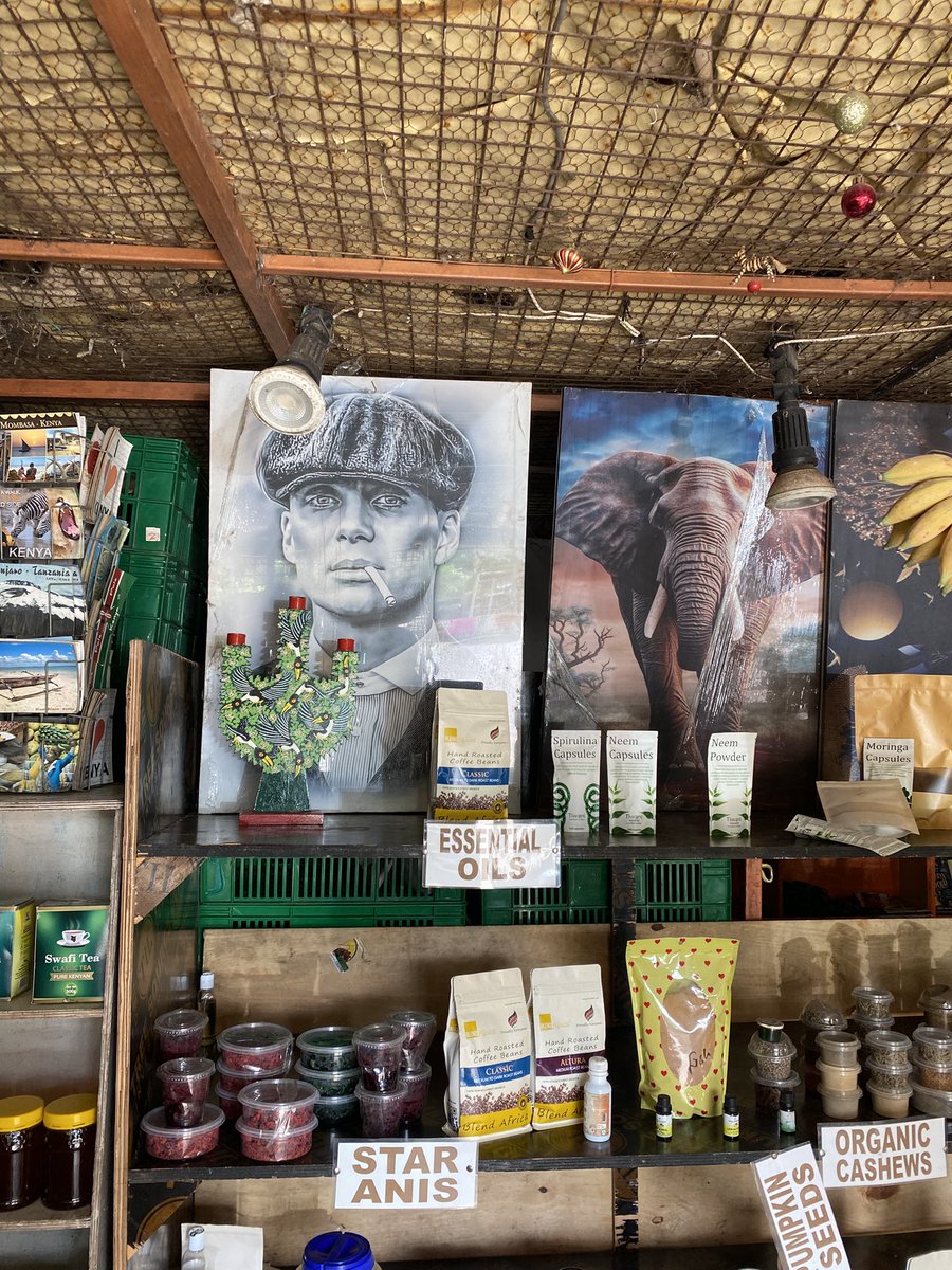 Paying for extra luggage allowance so I can bring the Tommy Shelby print back from Kenya