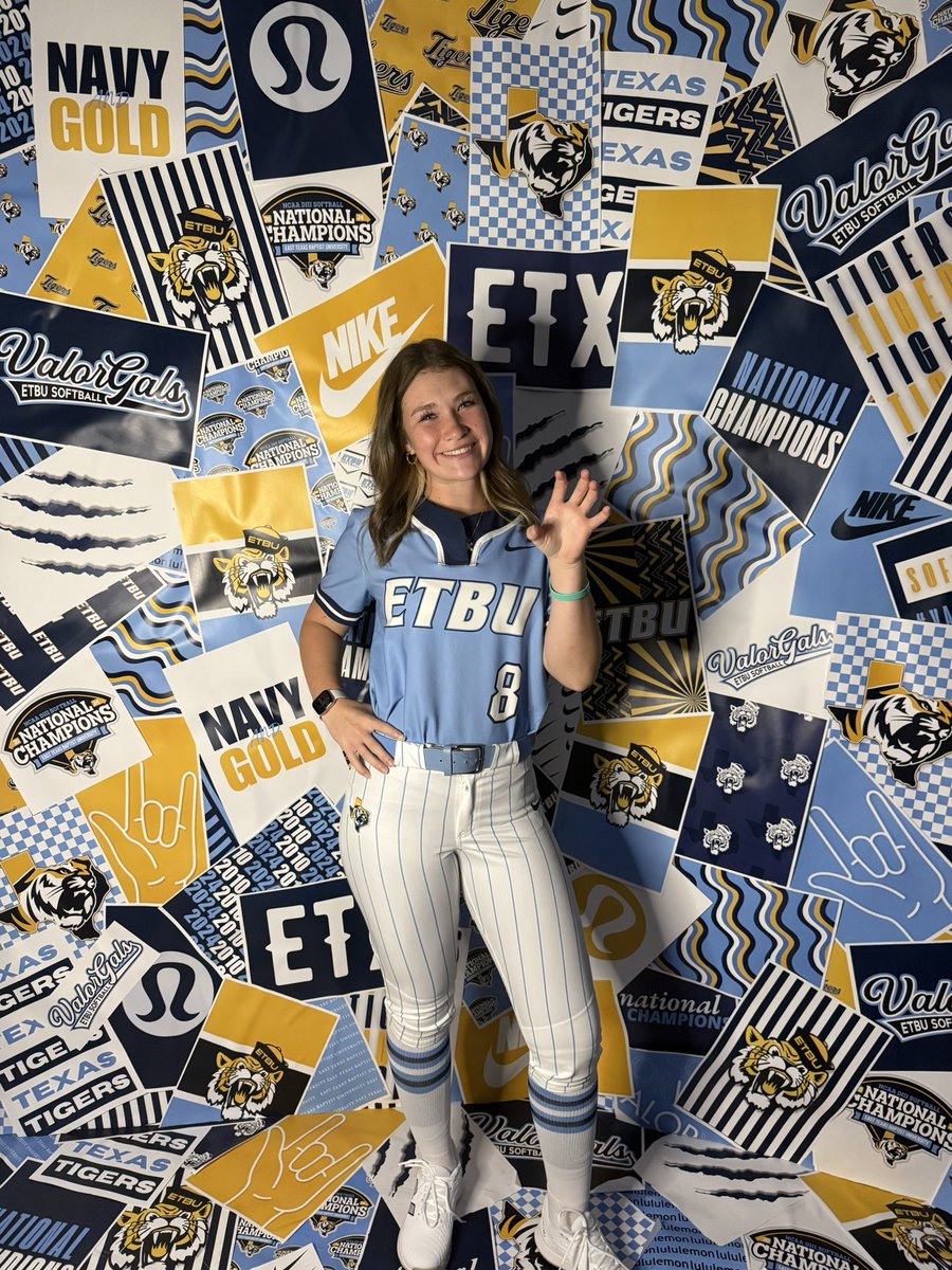 Kellyn Overturff (@kellynover7409) on Twitter photo So incredibly blessed to announce my verbal commitment to East Texas Baptist University to continue my athletic and academic career. Thank you <a href="/JanaeShirley/">Janae Shirley</a> and ETBU softball staff for this opportunity!! #GoTigers So incredibly blessed to announce my verbal commitment to East Texas Baptist University to continue my athletic and academic career. Thank you <a href="/JanaeShirley/">Janae Shirley</a> and ETBU softball staff for this opportunity!! #GoTigers