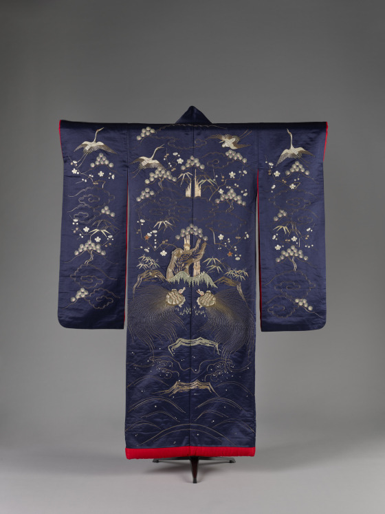 Wedding kimono (Uchikake), 1850 (Edo Period). Chiba Prefecture, Japan. Denver Art Museum.