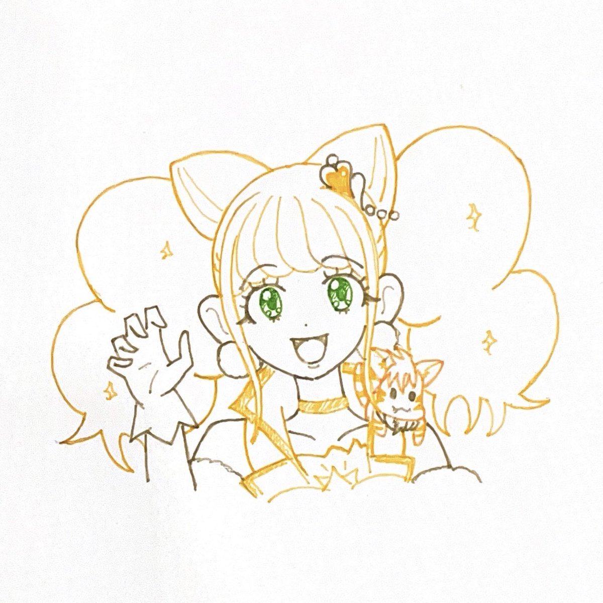 tTFeV7Kb3b81768's tweet image. キュアスパークルちゃん