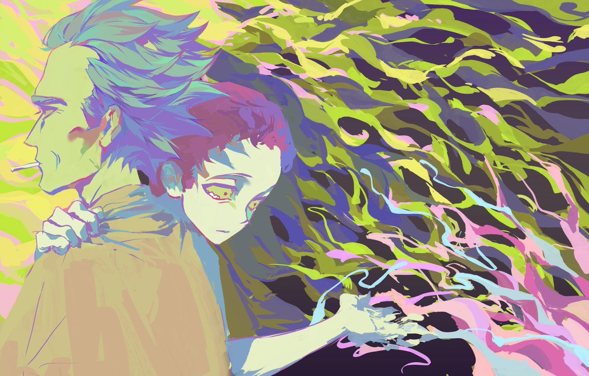 inukoxx77's tweet image. Didn’t make it onto the art train, but thank you @sibang1025 for the tag anyway! Just posting these here 💚