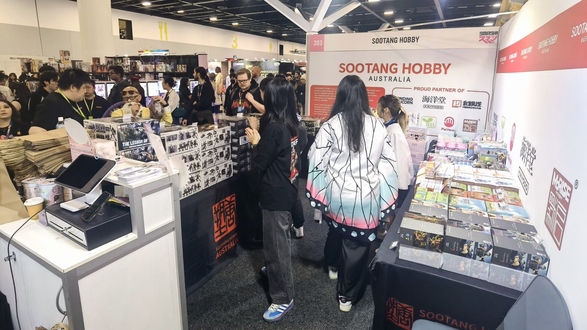 SootangHobby's tweet image. Day 2 at SMASH!2025 – SOOTANG HOBBY Booth Tour! 📸
Missed yesterday? Don’t skip today! 😉
👉 Swing by Booth 1-203 for figures,goods &more!
📅 July 11-13 | 📍 Sydney ICC
#SMASH2025 #AnimeFigures #Collectibles