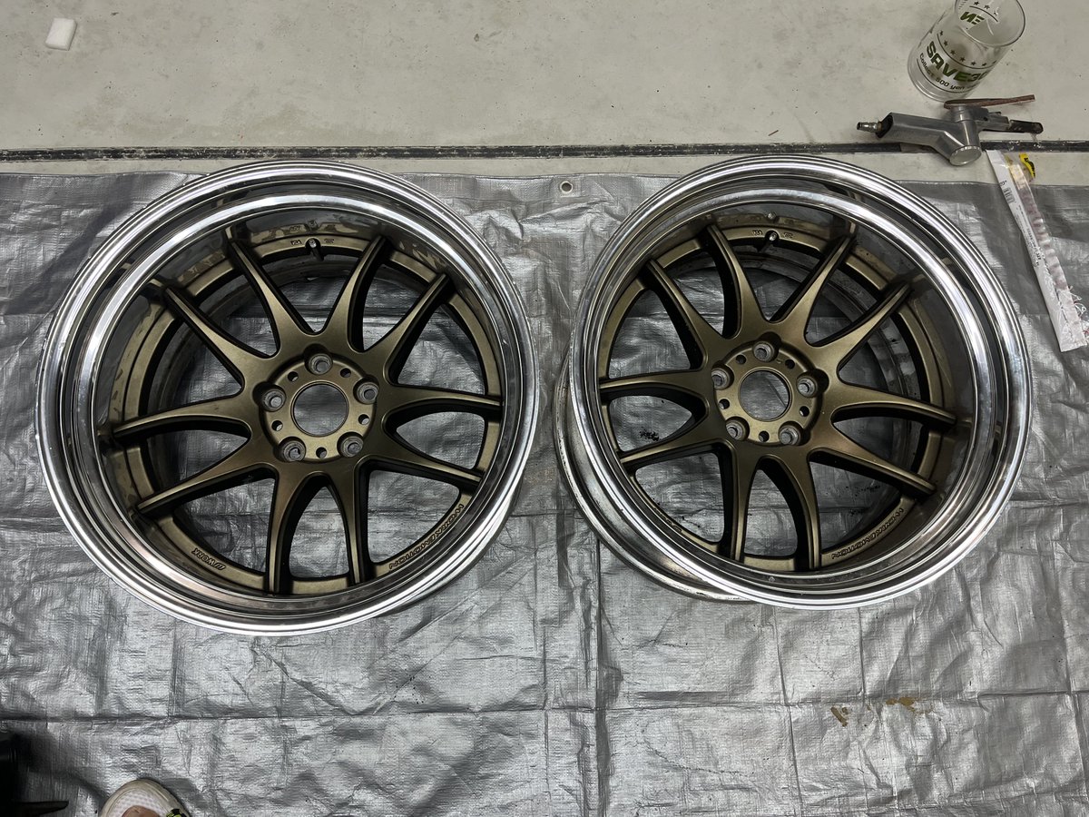 CR2P 段リム 18インチ 10J -15 １本裏リム曲がり有
欲しい人居たら連絡下さい🙋‍♂️