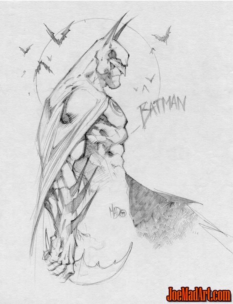 renvirr's tweet image. Decided to participate in the #JoeMADChallenge
I chose this awesome Batman art and have already done the blocking 👀