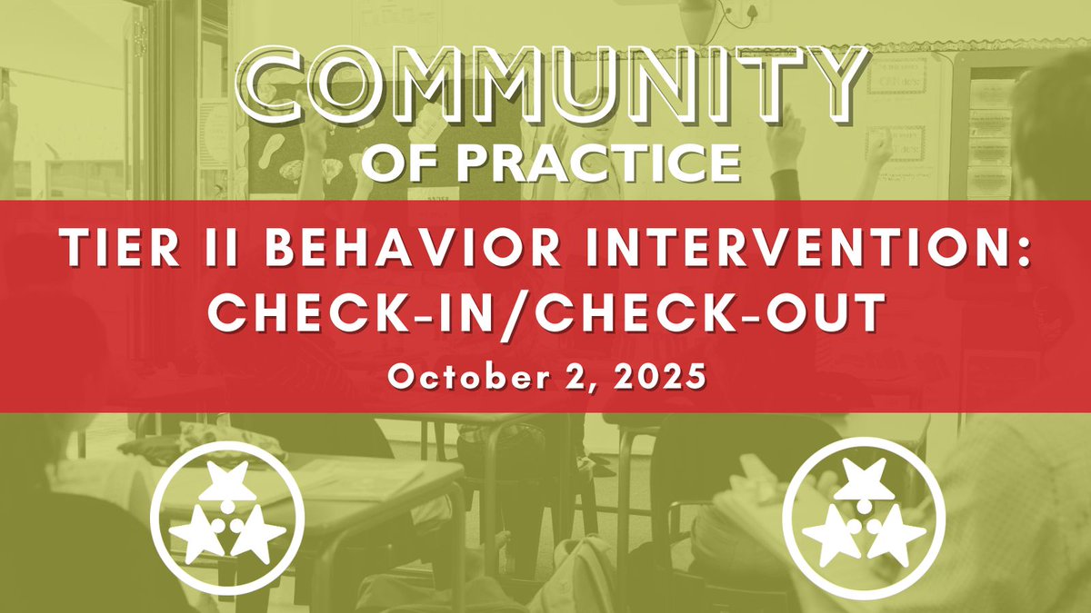 tennesseetsc's tweet image. Want to stay up to date all of Tennessee TSC's Community of Practice events for the upcoming school year? Download our calendar resource or visit our events page!
tennesseetsc.org/events