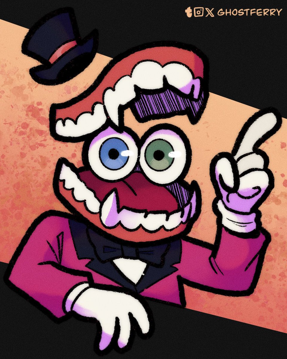 ghostferry_'s tweet image. Sharp teeth #TheAmazingDigitalCircus #TADC
