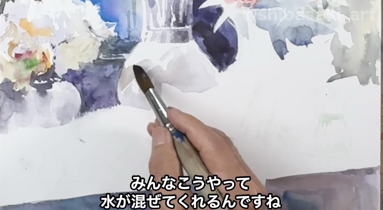 「温かい血の巡りと寒さに耐える温かい心臓」抽象水彩原画 パステルカラー 温かい血の巡りと寒さに耐える温かい心臓」抽象水彩原画