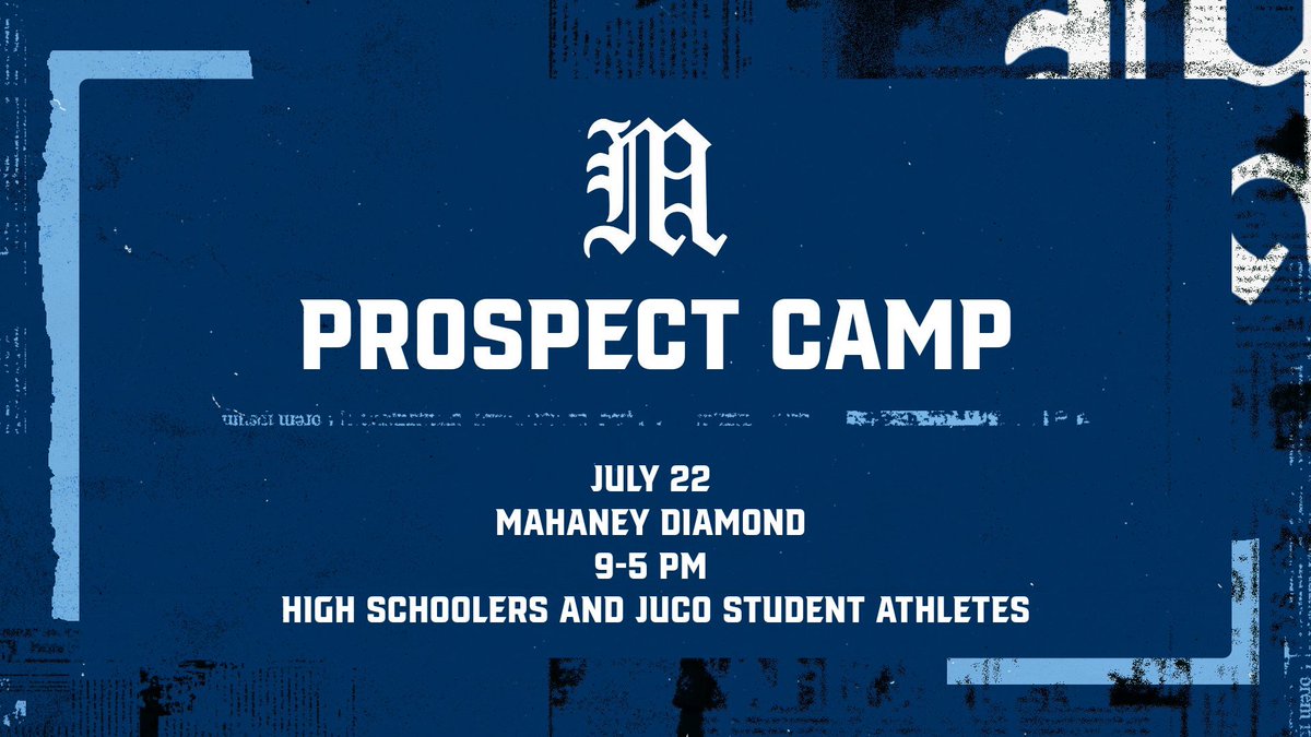Our first of three Prospect Camps is right around the corner!

For more info and to register, visit: tinyurl.com/yl3g24wb

#blackb