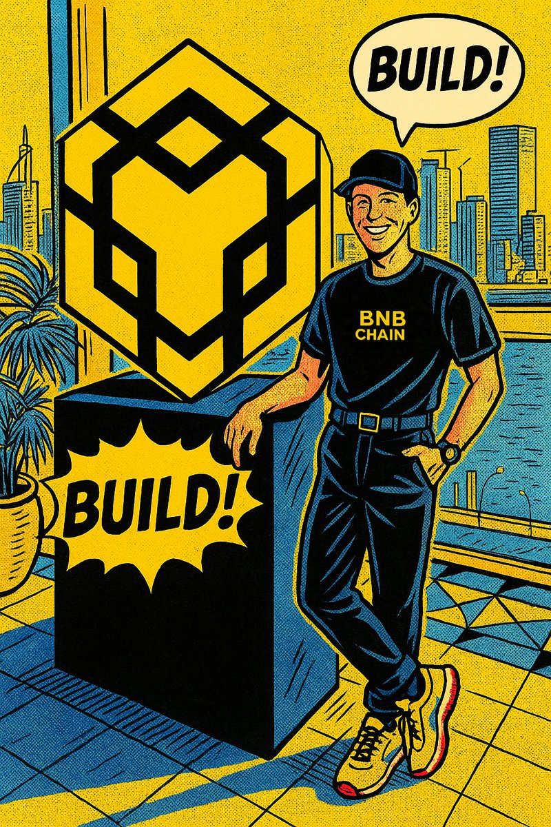 Opswap_protocol's tweet image. Gm🔆 Mad respect to all builders out there. 🫡 

[Photo from @BNBCHAIN]