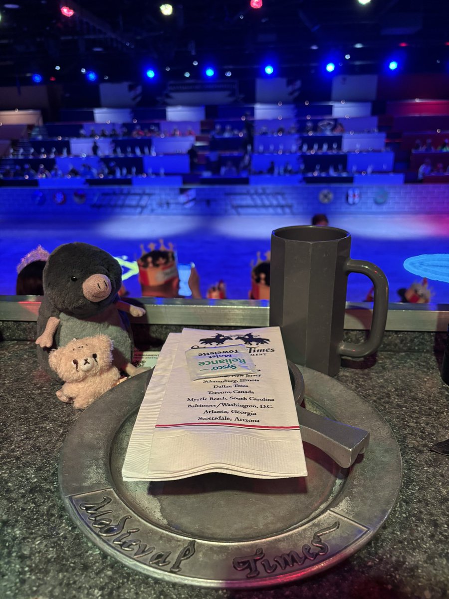 took cheetah lee to medieval times last night