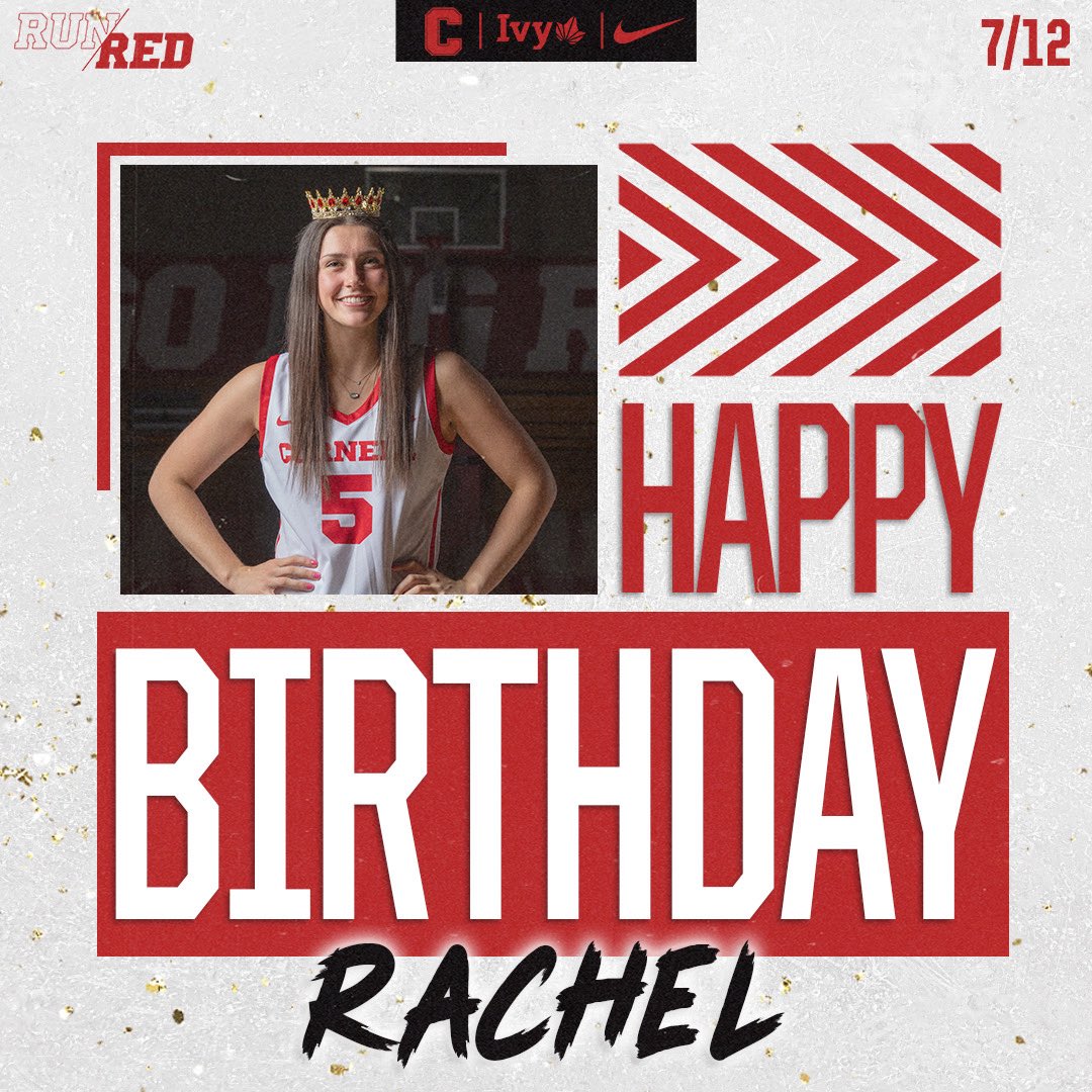 Help us wish a BIG (red) Happy Birthday to Junior, Rachel! 🥳

#RunRed 🐻❤️🌿