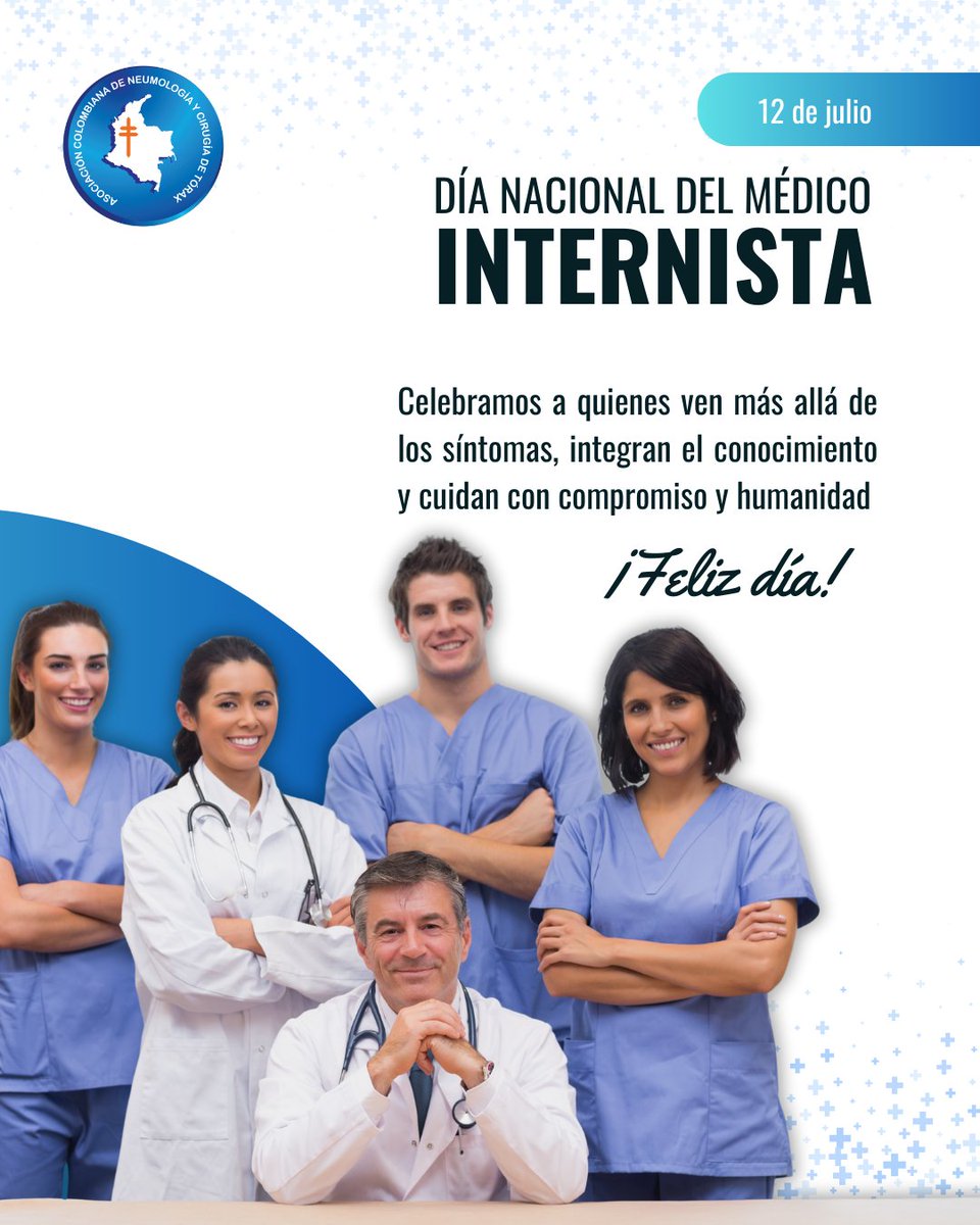 Hoy honramos a quienes con sabiduría, empatía y visión integral cuidan la salud de miles en Colombia: ¡Feliz Día del Médico Internista! Gracias por su dedicación incansable y su compromiso con el bienestar de cada paciente. 💙
#DíaDelInternista #Internistas #Medicina