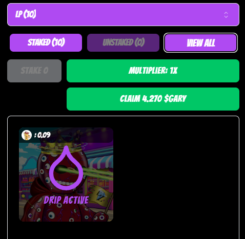 this month Crown drip from <a href="/LunardollzNft/">✨The LunarVerse ☄️</a> is $GARY what's next month's drip? i vote $BLUNANA  from <a href="/mnk3ylabs/">MNK3YS</a>