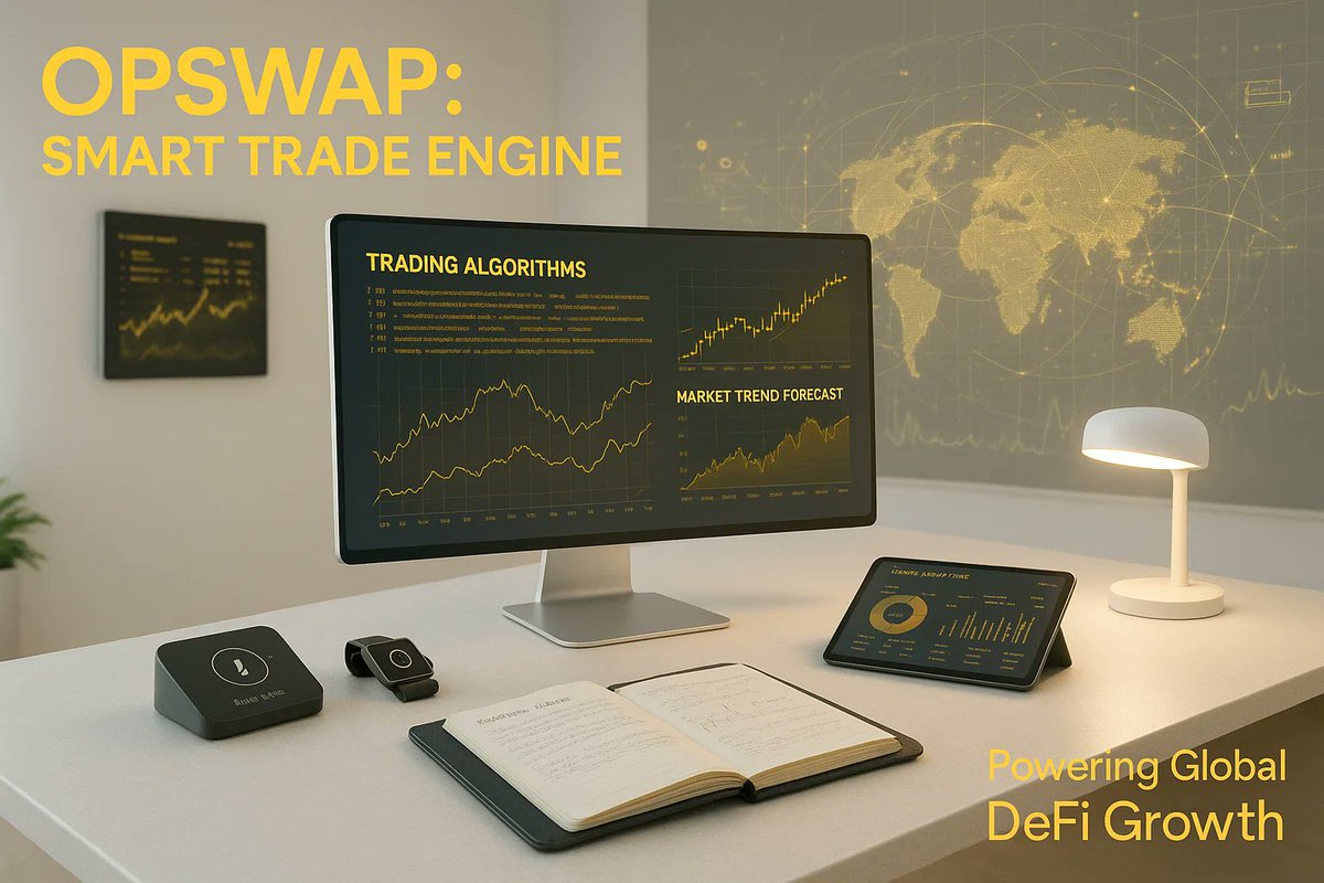 Opswap_protocol's tweet image. 🖥️ OpSwap: Smart Trade Engine in action
From algorithmic insights to global trend forecasting, every trader gets the edge they need.
Join us as we power DeFi growth worldwide—smarter, faster, better.
🌍 @Opswap_protocol | #DeFiGrowth