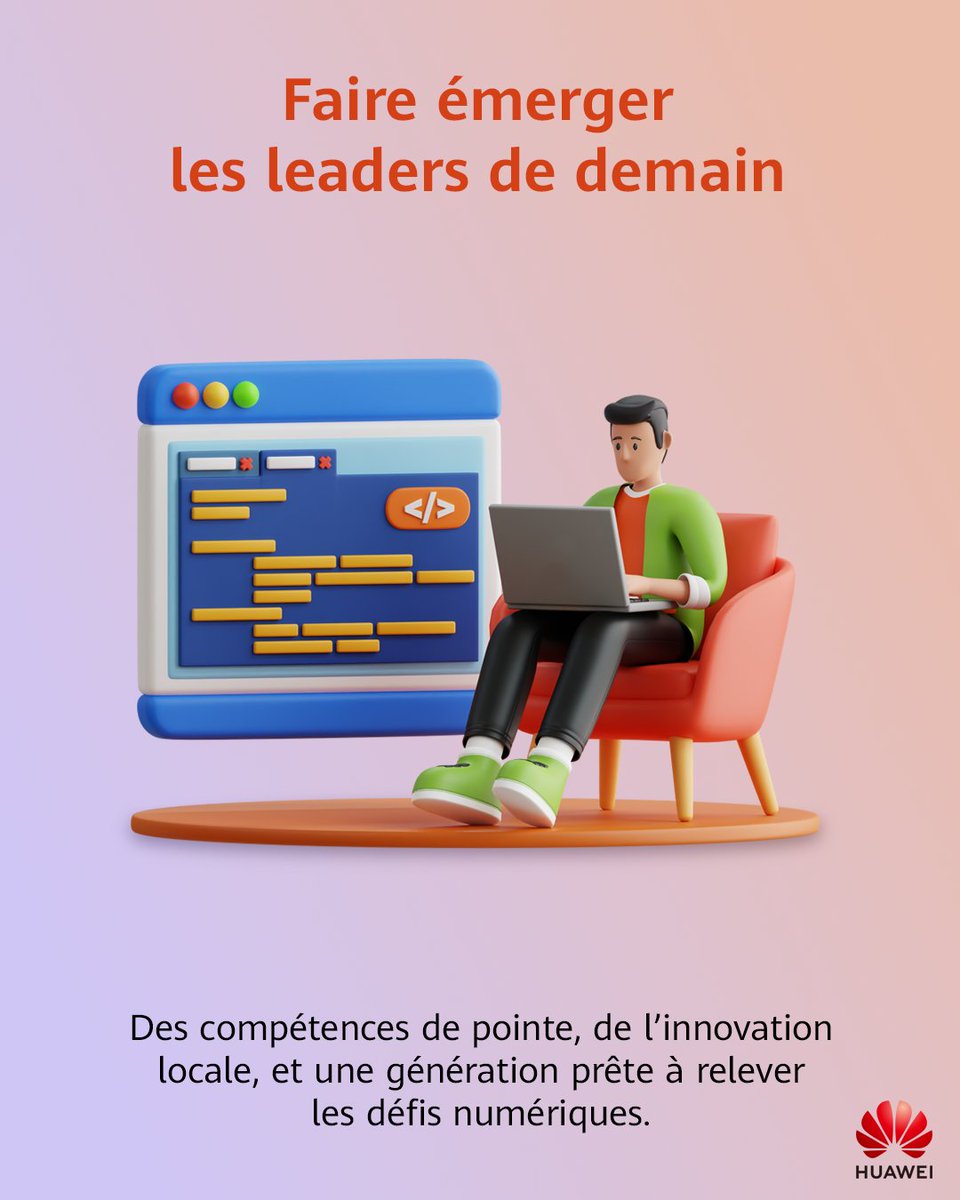 HuaweiNA's tweet photo. 🎓 Former les talents africains aux TIC est une priorité essentielle pour bâtir un avenir numérique inclusif et durable ! Grâce à des partenariats universitaires, #HuaweiNA investit activement dans des programmes de formation, des certifications et des concours technologiques à travers le continent. 

Notre engagement vise à transmettre des compétences de pointe, encourager l’innovation locale et accompagner l’émergence d’une nouvelle génération de leaders numériques capables de relever les défis de demain.

#TalentsNumériques #HuaweiNA