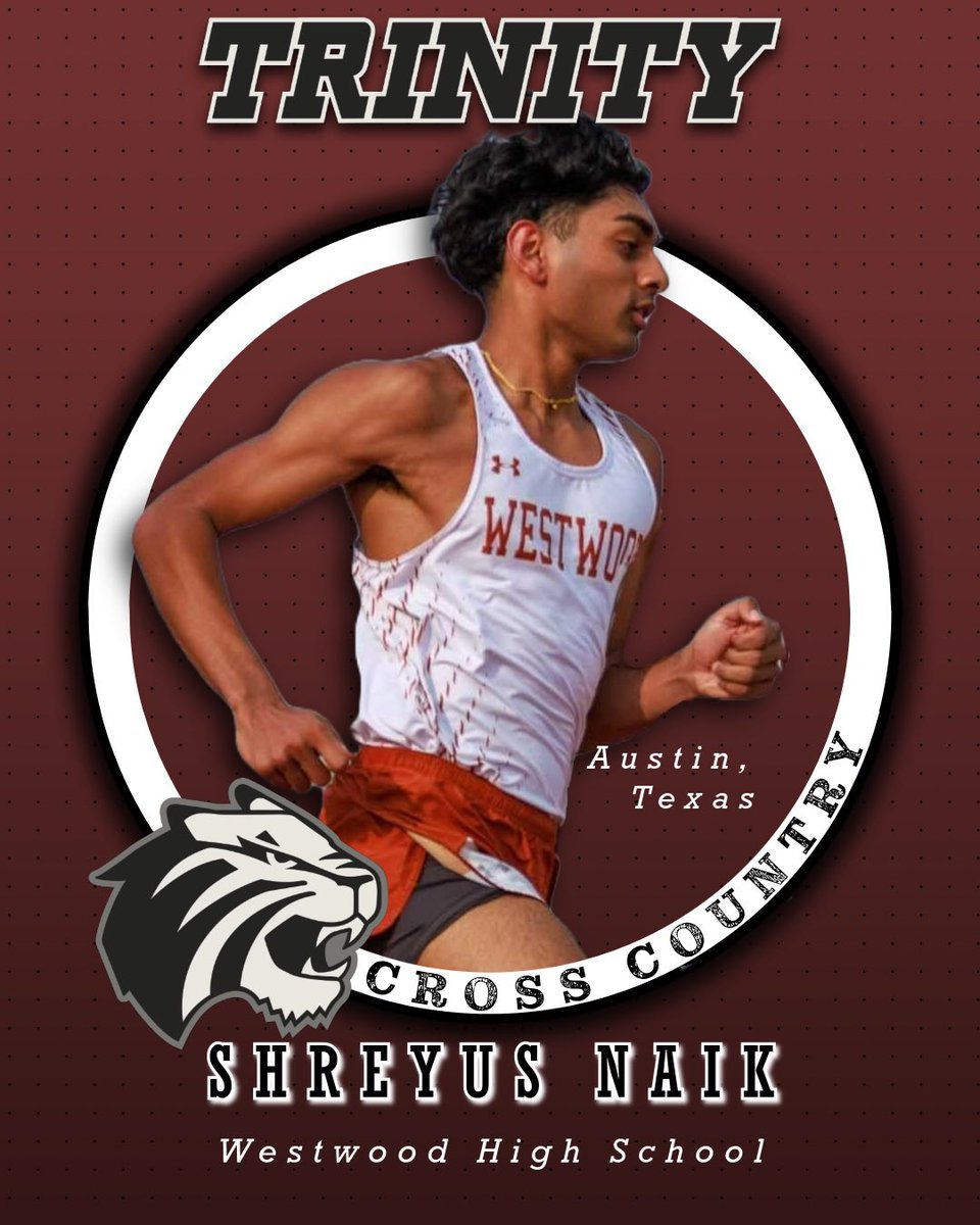 trinityxctf's tweet image. Introducing Shreyus Naik from Austin, Texas! He attended Westwood High School. We're excited to welcome him to the TUXC Squad!