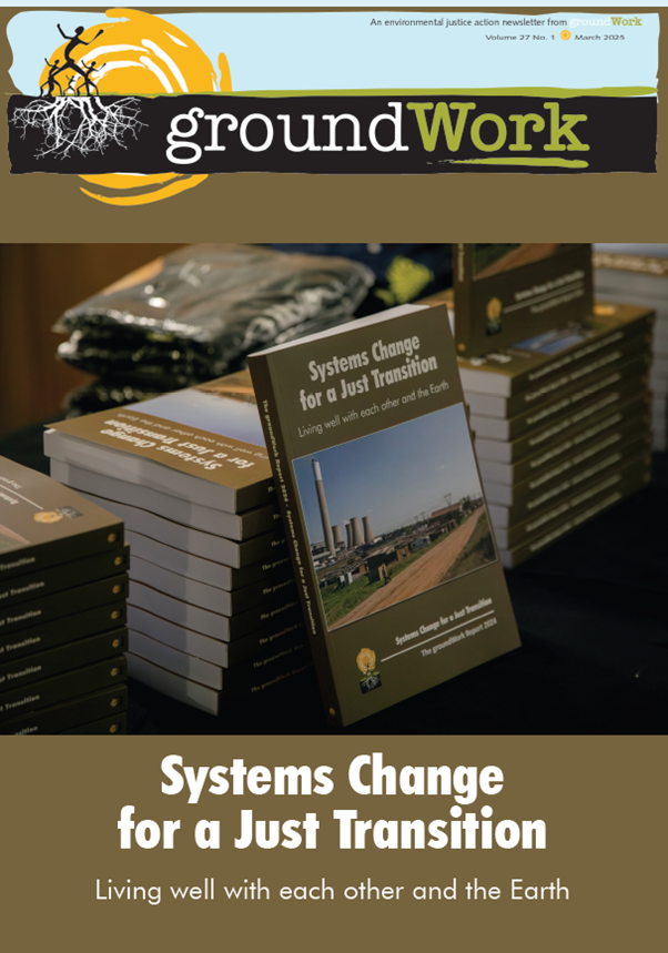 The first issue of this year’s legendary groundWork Newsletter (Volume 27 No1) is out. Download your copy here: groundwork.org.za/.../upl.../202…
It features the launch of the 2024 groundWork Report titled Systems Change for a Just Transition.