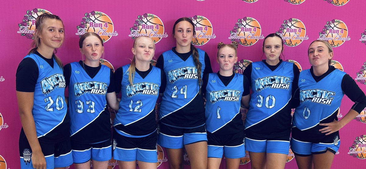 Let’s make it 4-0 today <a href="/TFNsRun4Roses/">TFN's Run 4 Roses</a> 🌹!  Court 8 @ 2:50pm vs Illinois Rockets.  
<a href="/LailaKelleyPG1/">Laila Kelley</a> <a href="/haedanbrunty/">haedan brunty</a> <a href="/Jaylin_Forbes/">Jaylin Forbes</a> <a href="/larahhenson/">larah henson</a>  <a href="/arcticrushbball/">Arctic Rush Basketball Club</a>