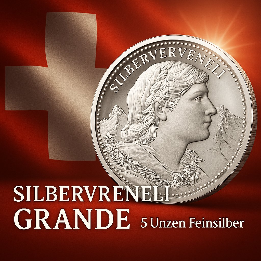 silbervreneli's tweet photo. Silbervreneli Grande – das grösste Silbervreneli aller Zeiten
https://t.co/FJJCn1caYq

#Silbervreneli #SilbervreneliGrande #RAUCHSWISS #Feinsilber #Sammlermünze #SwissMade #SchweizerSilber #Silbermünze #Spiegelglanz #SchweizerPrägung #Münzkunst #Exklusiv #Sammlerstück #Numismatik https://t.co/lu7vFTRNig