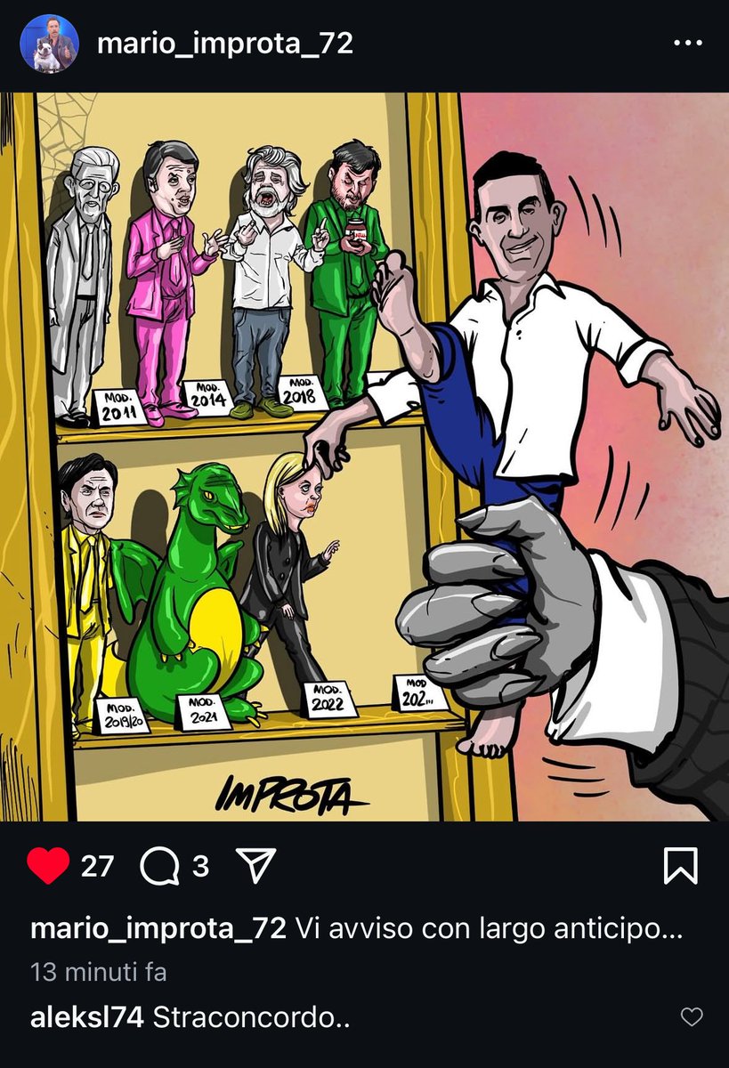 Come ho scritto su IG: Straconcordo con ⁦<a href="/mifree72/">Mario Improta</a>⁩ ⁦<a href="/ImprotaXVIII/">MarioImprota</a>⁩