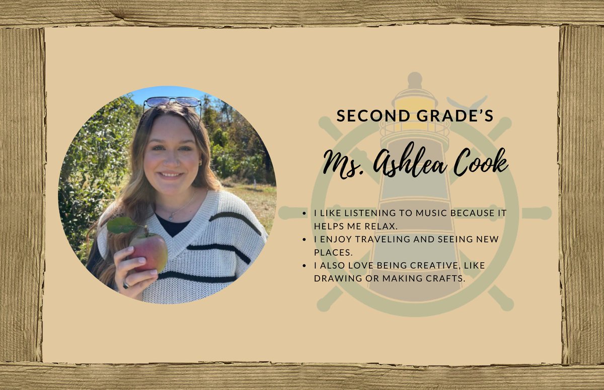 👋 Please help us give a warm Beacon welcome to Ms. Cook!  She will be joining the second grade team.