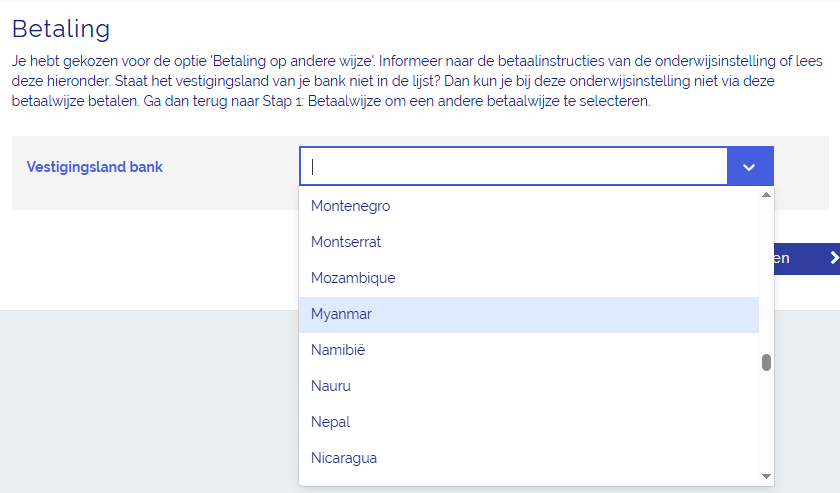 mleisink's tweet image. Als je in Nederland woont, dan móét je om de een of andere reden de universiteit machtigen om het collegegeld af te schrijven.
Als je bijvoorbeeld in Myanmar woont, dan mag je het geld wel gewoon overmaken.
@UniversiteitNL @Ver_Hogescholen Waarom maken jullie dit zo ingewikkeld?