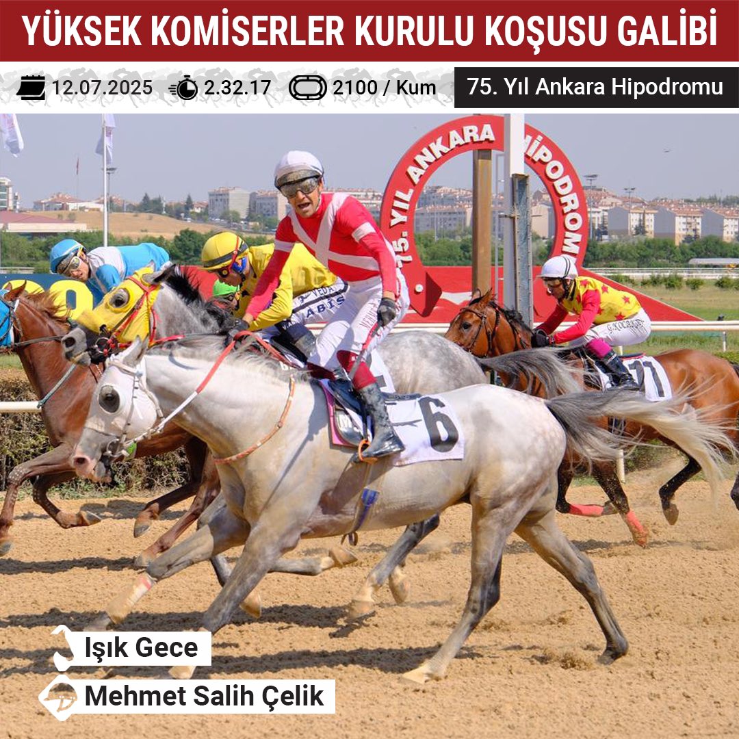 G1 Yüksek Komiserler Kurulu Koşusu galibi:

Işık Gece &amp; Mehmet Salih Çelik.