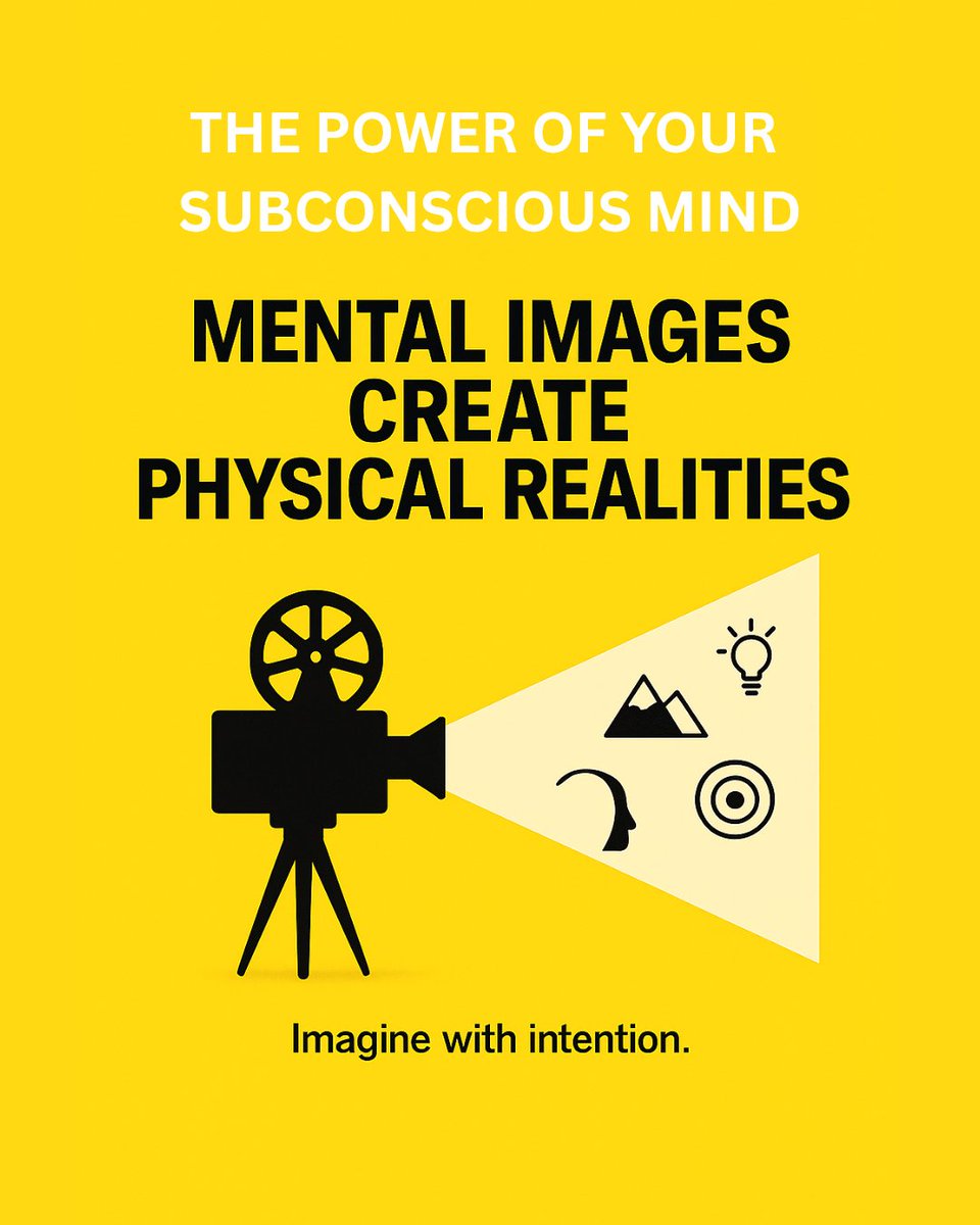 UnlockPossible's tweet image. “The subconscious turns vivid imagination into action.” — Dr. Joseph Murphy

Mental images are blueprints. What you imagine, you begin to build.

#JosephMurphy #VisualizationPower #SubconsciousDesign #ThePowerOfYourSubconsciousMind