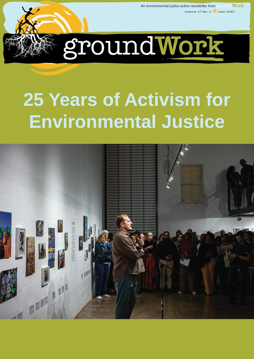 Download your copy of our Q2 June Newsletter here: groundwork.org.za/wp-content/upl…
Featuring 25th Anniversary Exhibition at the KZNSA Gallery and associated events.
Read about the ban on HPP terbufos, from intervention by the SA people’s Tribunal on Agrotoxins.