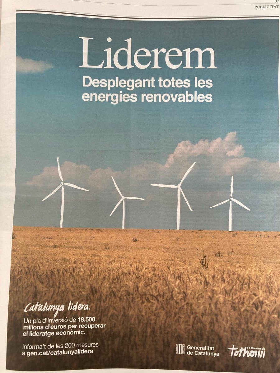 Vergonya! Publicitat institucional que degrada a qui la distribueix i humilia a qui la publica. Blanqueig de l’activitat de l’oligopoli energètic, del transport irresponsable per avió i per carretera… publico.es/public/opinio/…