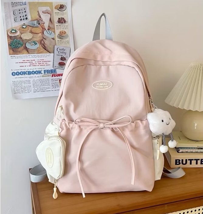 Backpack pink lucu pita | tas ransel traveling  tas korea style |  tas ransel sekolah, kuliah, kerja | tas Y2K aesthetic | ransel laptop | tas coquette 

🛒 s.shopee.co.id/50O1MhXFAy