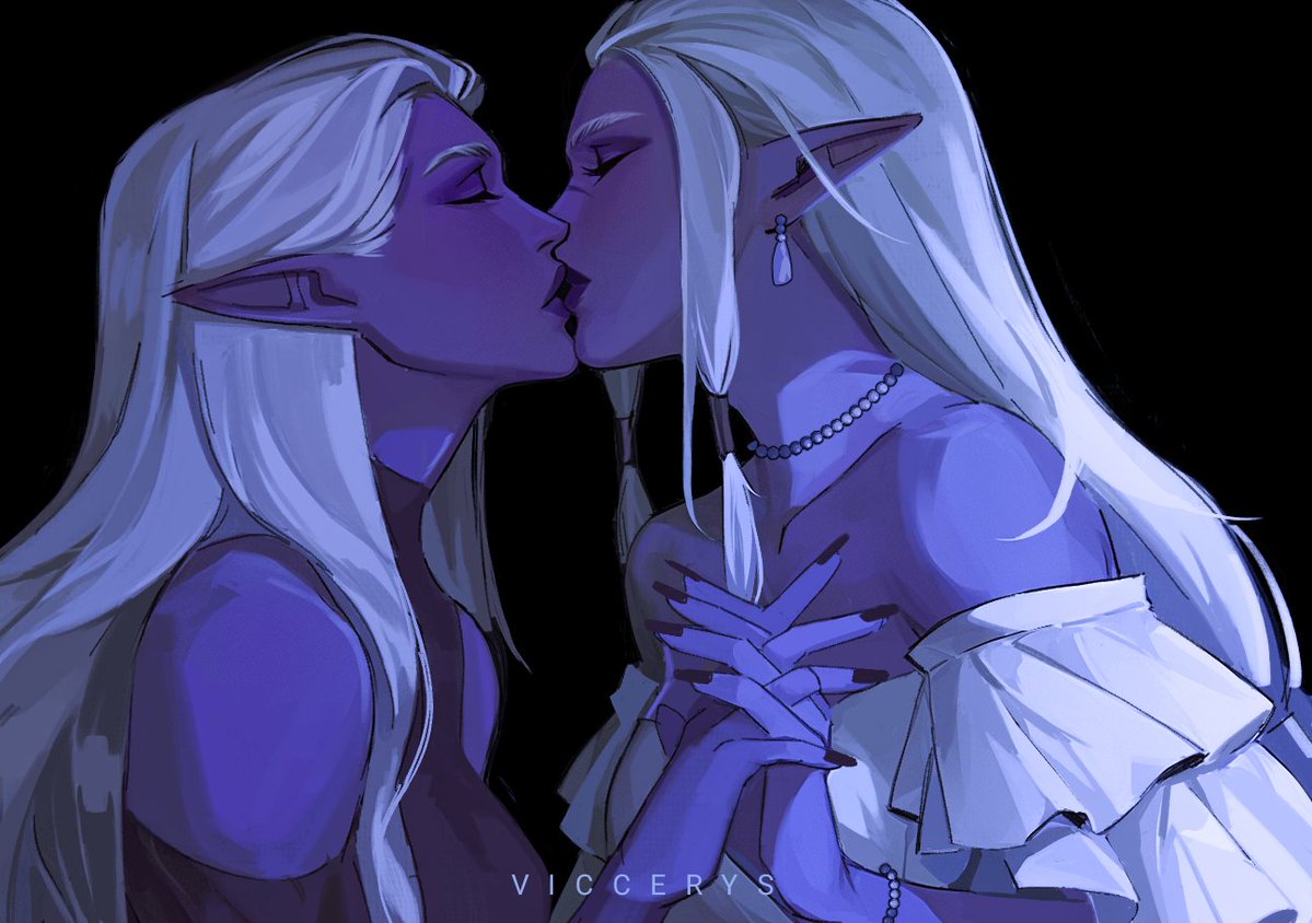 viccerys's tweet image. Drow women!
Attack on Dem0nic_disaster (AF/IG)
#artfight #drow #wlw #wl