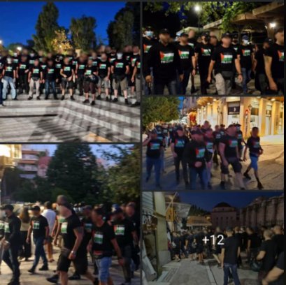 Οχι, δεν είναι αντιεβραϊκά Τάγματα Εφόδου που ψάχνουν Εβραίους για πογκρόμ, ούτε βέβαια αντισημιτική μιλίτσια.

Κάνουν μόνο "κριτική στο #Ισραήλ"