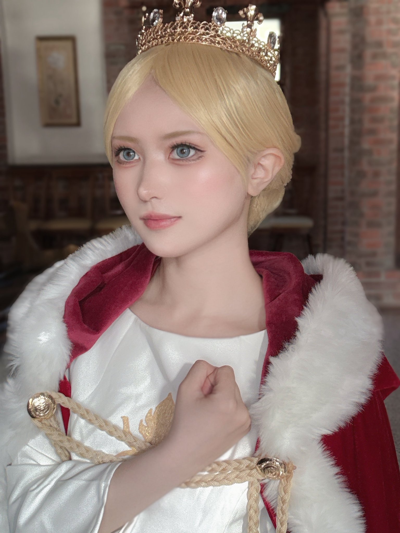 進撃の巨人 ヒストリア 女王 コスプレ フルセット 靴付き +ウィッグ Qoo10] 進撃の巨人 ヒストリアレイス コスウィッ