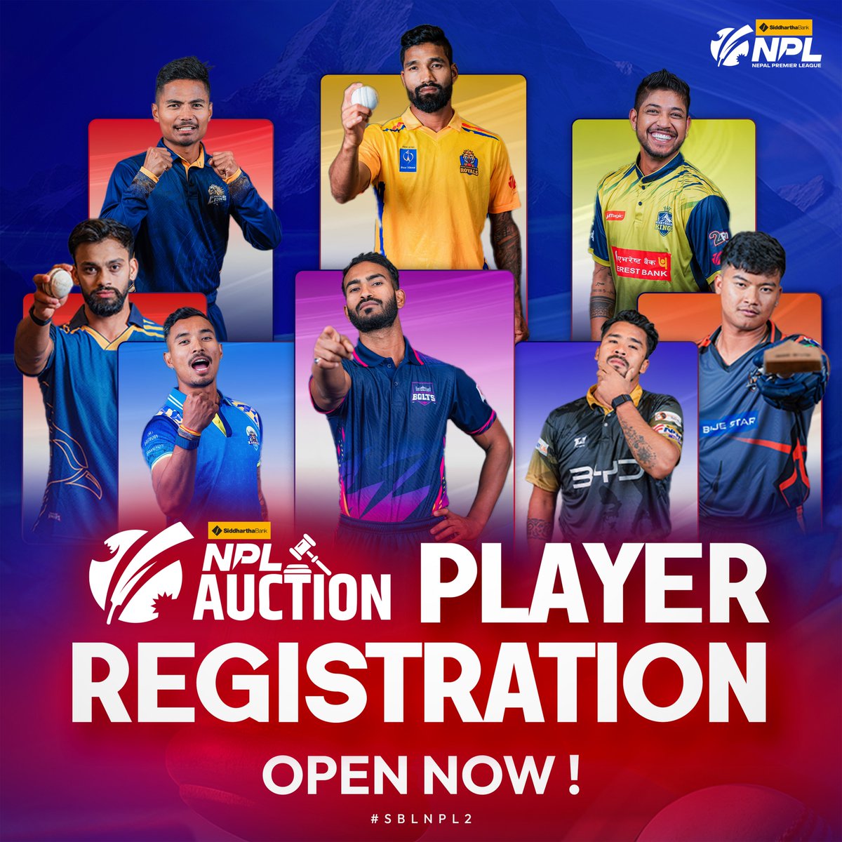 Who is going to shine this year ?

Register TODAY &amp; become the next superstar 💫

🔗 : npl-t20.com/registration

#SBLNPL2 | #NPLAuction | #NPL2025