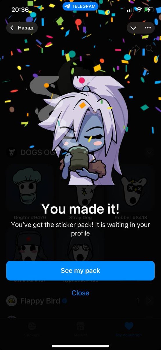 nftgoy's tweet image. Yesterday, I joined a raffle from @stickers_tg  and won an @Azuki  pack! 

The stickers look amazing😍

What do you think - should I grab the main @Azuki  collection? 

#Azuki #NFT #StickerStore #Crypto