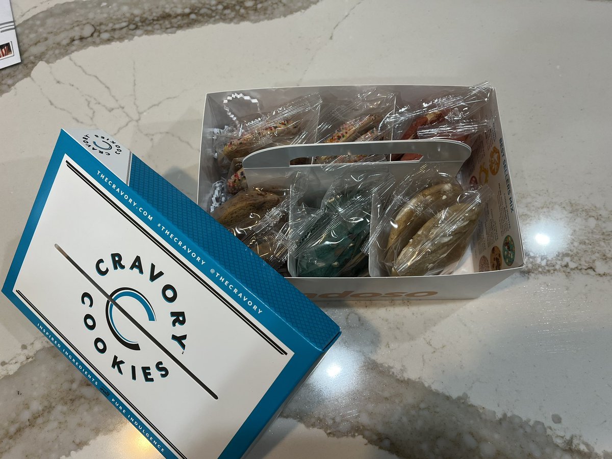 Organic_Reality's tweet image. Very cool marketing idea. My husband received these fabulous looking cookies this morning. It’s from a company who thinks it would be “sweet” to chat about business opportunities.