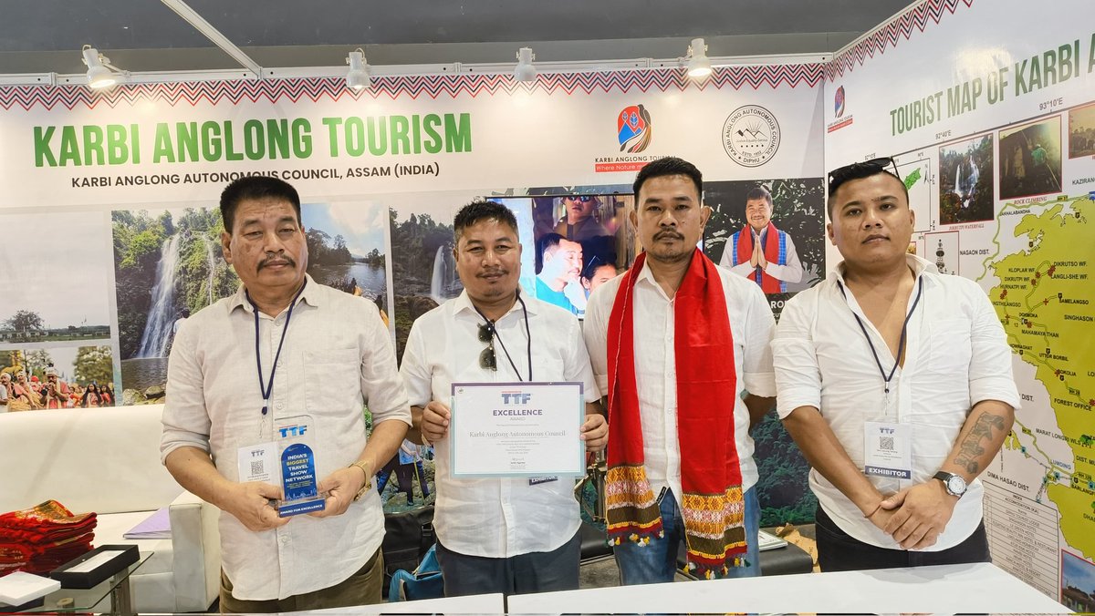 dibarijit's tweet image. Karbi Anglong Autonomous Council, Assam honoured with Most Promising New Destination Award at #TTFKolkata, India’s oldest & largest travel trade show.
No star hotels, but homestays under a million stars. A haven for stargazers & soulful travellers. #KarbiAnglong #AssamTourism