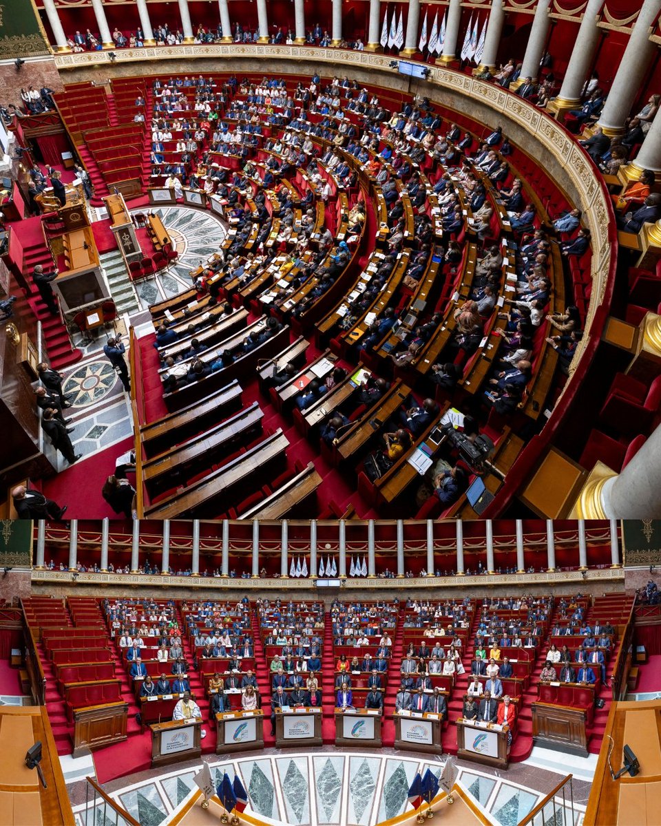 AssembleeNat's tweet image. 🤝 #APF50 : Retour sur la première journée de séance plénière de la 50e session de l'Assemblée parlementaire de la Francophonie.
🗓️ Au programme : allocutions, examens de rapports, et un débat : « La Francophonie, une ancre dans un monde en crise »
