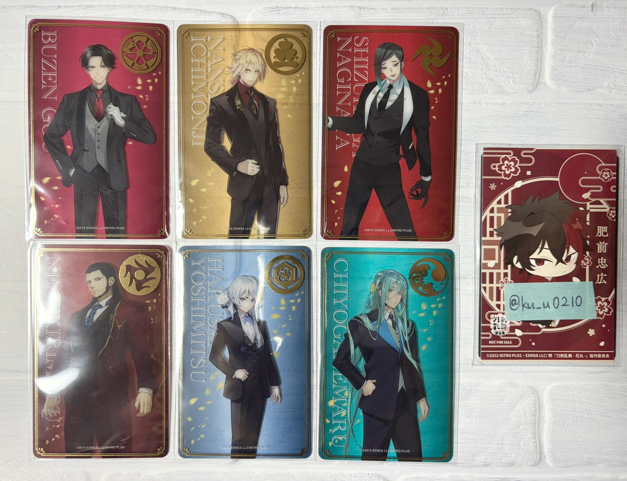 刀剣乱舞 とうらぶ 大本丸博 クリアカード 陸奥守吉行 刀剣乱舞 とうらぶ 陸奥守吉行 祝装箔押しクリアカード 大本丸博