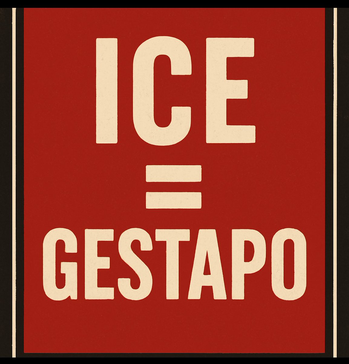 MadeInTheUSANJ's tweet image. ICE = Gestapo and must be treated as such.
We didn’t tolerate them during WWII in Germany we certainly aren’t going to tolerate them here.
