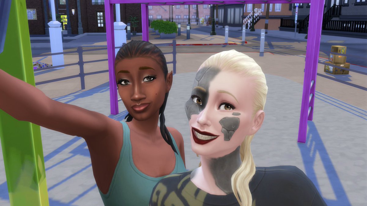 LetsPlay_Moni's tweet photo. I don’t know about yall sims but mines is cool with Care Ren 😂😂 #EnchantedByNature https://t.co/176y6iC3NG