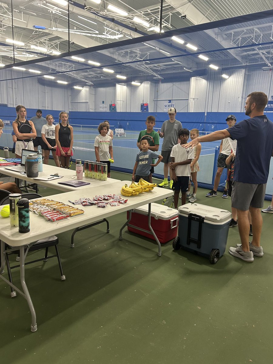 swhstennis's tweet image. Middle School Speed Tournament is underway!