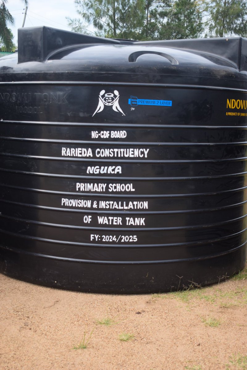 OAmollo's tweet image. #RariedaTIMES We issued 10,000-litre Water Tanks to 20 different institutions installed At 150K Each, Including the Chief&apos;s Office (East Uyoma Location), Ochieng&apos;a Ast. Chief&apos;s Office, Kokise, Mituri, Maugo, Mirau, Nguka, Kaonje and Komollo Primary Schools