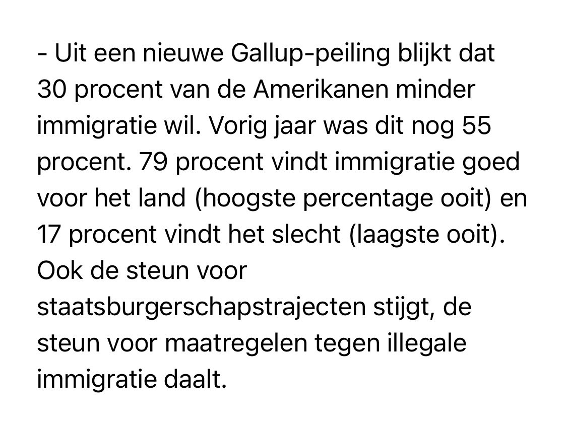 Het immigratiebeleid van Trump verliest heel rap aan populariteit: