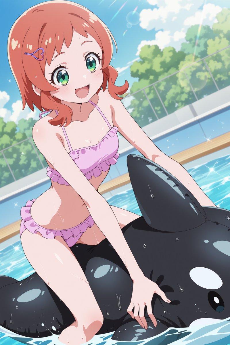 dDBGWyGmyhBV5mc's tweet image. わんだふる夏だプールだぷりきゅあだ2
#AIイラスト #わんぷり #precure #プリキュア